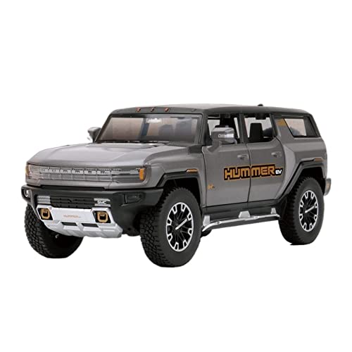 Modellauto Im Maßstab 1 24 Für Hummer EV SUV Off-Road Alloy Druckguss Modellauto Sound Und Licht Spielzeug Sammlerstücke Geschenk Für Die Sammlung(F) von YLQERZ