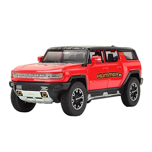Modellauto Im Maßstab 1 24 Für Hummer EV SUV Off-Road Alloy Druckguss Modellauto Sound Und Licht Spielzeug Sammlerstücke Geschenk Für Die Sammlung(G) von YLQERZ