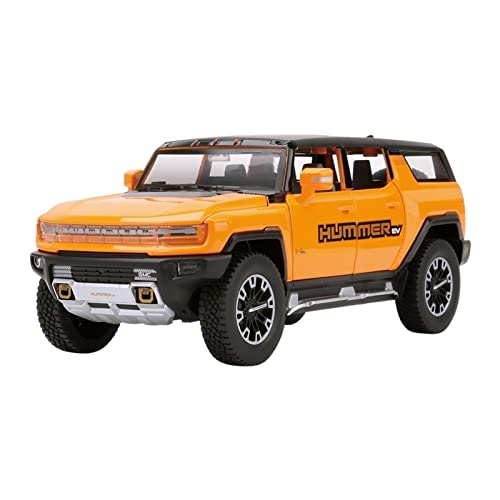 Modellauto Im Maßstab 1 24 Für Hummer EV SUV Off-Road Alloy Druckguss Modellauto Sound Und Licht Spielzeug Sammlerstücke Geschenk Für Die Sammlung(H) von YLQERZ