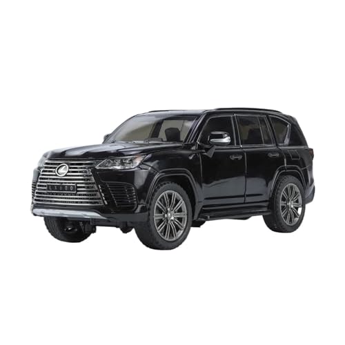 Modellauto Im Maßstab 1 24 Für Lexus LX600 LX570 LX500 Zink-Legierung Druckguss Metall Modell Auto Sound Und Licht Pull Back Für Die Sammlung(LX600 Black) von YLQERZ