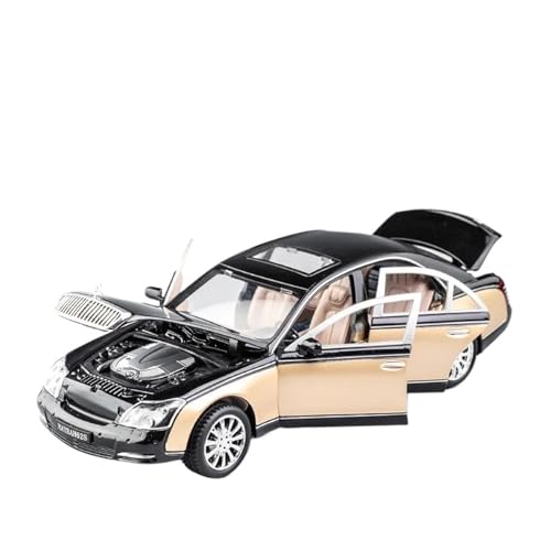 Modellauto Im Maßstab 1 24 Für Maybach 62s S650 Legierung Auto Modell Diecast Metall Sammeln Spielzeug Geschenk Für Die Sammlung(Golden with Box) von YLQERZ