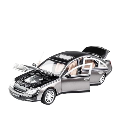 Modellauto Im Maßstab 1 24 Für Maybach 62s S650 Legierung Auto Modell Diecast Metall Sammeln Spielzeug Geschenk Für Die Sammlung(Gray with Box) von YLQERZ