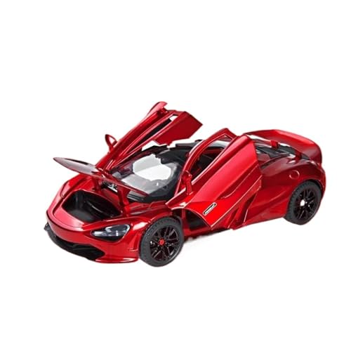 Modellauto Im Maßstab 1 24 Für McLaren 720S Rennwagenmodell Druckguss-Sportwagenmodell Simulation Ton- Und Lichtfahrzeugspielzeug Für Die Sammlung(Red1) von YLQERZ