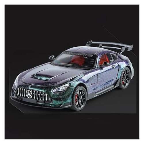 Modellauto Im Maßstab 1 24 Für Mercedes-Benz AMG GT Legierung Sportwagen Modell Maßstab Modell Fahrzeug Sound Und Licht Sammlung Spielzeug Für Die Sammlung(Purple) von YLQERZ