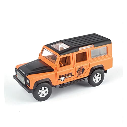 Modellauto Im Maßstab 1 32 Defender Diecast Alloy Car Model Offroad Vehicle 7doors Open Pull Back Toys Boy Collections Für Die Sammlung(Orange) von YLQERZ