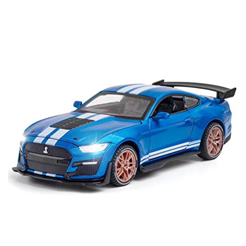 Modellauto Im Maßstab 1 32 Für Ford Mustang GT500 Legierung Druckguss Modell Sportwagen Sound Und Licht Spielzeugauto Geschenk Für Die Sammlung(A) von YLQERZ