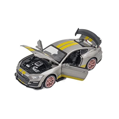 Modellauto Im Maßstab 1 32 Für Ford Mustang GT500 Legierung Druckguss Modell Sportwagen Sound Und Licht Spielzeugauto Geschenk Für Die Sammlung(B) von YLQERZ