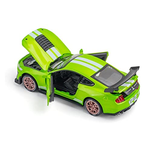 Modellauto Im Maßstab 1 32 Für Ford Mustang GT500 Legierung Druckguss Modell Sportwagen Sound Und Licht Spielzeugauto Geschenk Für Die Sammlung(D) von YLQERZ