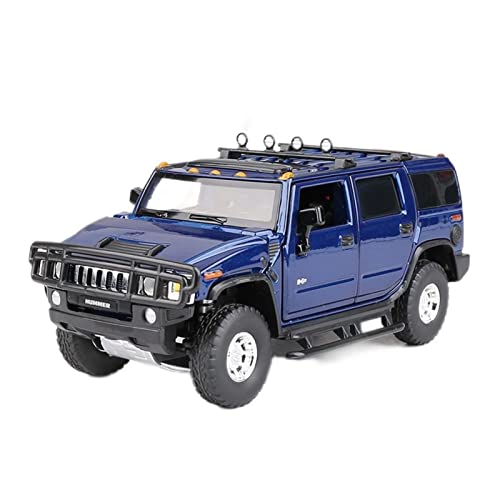 Modellauto Im Maßstab 1 32 Für Hummer H2 Lenklegierung Druckguss Modellauto Sammlung Display Kind Spielzeugauto Geschenk Für Die Sammlung(B) von YLQERZ