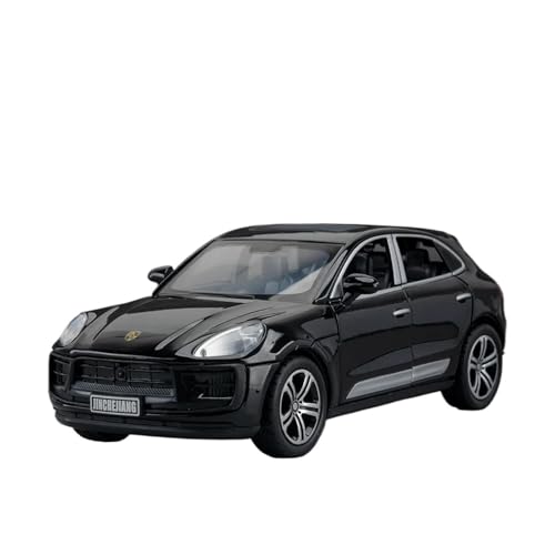 Modellauto Im Maßstab 1 32 Für Porsche Macan T SUV Automodell Druckgusssimulation Modellauto Sound Und Licht Pull Back Collection Für Die Sammlung(Schwarz) von YLQERZ