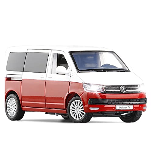 Modellauto Im Maßstab 1 32 Für Volkswagen Multivan T6 Bus Legierung Diecast Spielzeugauto Modell Zurückziehen Kinder Geschenk Spielzeug Für Die Sammlung(C) von YLQERZ
