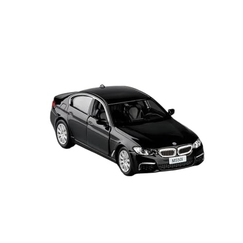 Modellauto Im Maßstab 1 36 Für BMW 550i Legierung Druckguss-Kollektion Pull Back Auto Modell Serie Sammlung Dekoration Für Die Sammlung(Schwarz) von YLQERZ