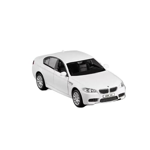 Modellauto Im Maßstab 1 36 Für BMW M5 Pull Back Automodell Legierung Druckguss Metall Spielzeugauto Modellsammlung Für Die Sammlung(White) von YLQERZ