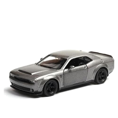 Modellauto Im Maßstab 1 36 Für Dodge Challenger SRT Sportwagen Legierung Druckguss Auto Modell Spielzeug Mit Pull Back Geschenk Für Die Sammlung(Gray) von YLQERZ