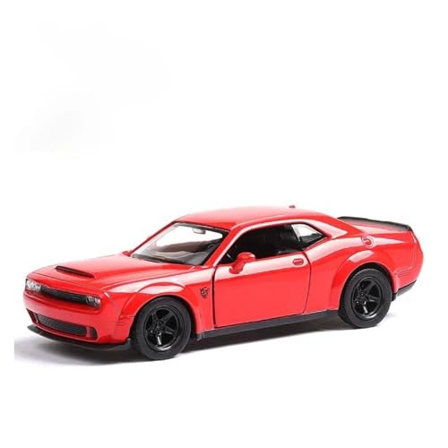 Modellauto Im Maßstab 1 36 Für Dodge Challenger SRT Sportwagen Legierung Druckguss Auto Modell Spielzeug Mit Pull Back Geschenk Für Die Sammlung(Rot) von YLQERZ