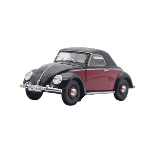 Modellauto Im Maßstab 1 43 Für Volkswagen Hebmuller Cabriolet 1949 Modell Auto Ornamente Für Volkswagen Käfer Für Die Sammlung von YLQERZ