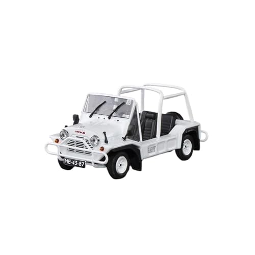 Modellauto Im Maßstab 1 43 ​​für Macau Sightseeing Auto MINI MOKE Auto Modell 1986 Miniatur Ornamente Rot Für Die Sammlung(White) von YLQERZ