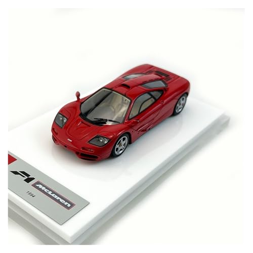 Modellauto Im Maßstab 1 43 ​​für Mclaren F1 Straßenautomodell 1994 Für Kunsthandwerksbüro Heim-Desktop-Dekoration Hobbys Für Die Sammlung(Red) von YLQERZ