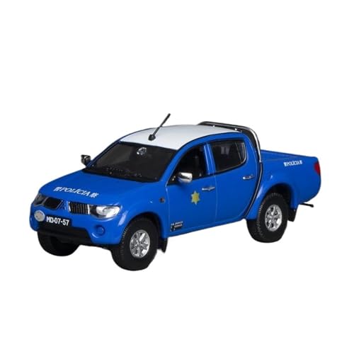 Modellauto Im Maßstab 1 43 ​​für Mitsubishi L200 Pickup Truck Diecast Legierung Automodell Haus Und Büro Dekoration Rot Für Die Sammlung(Blue) von YLQERZ