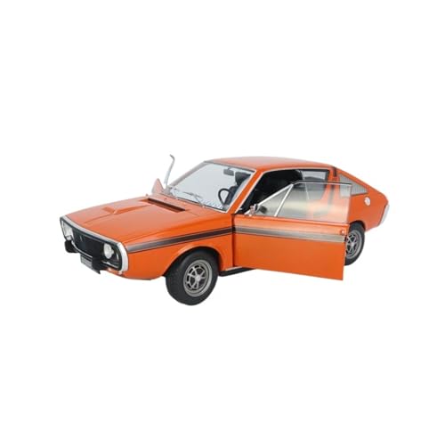 Modellauto Im Maßstab 1: 18 Für 17 TS Orange 1973 Legierung Doppel Offene Hause Desktop Schrank Bücherregal Auto Modell Für Die Sammlung von YLQERZ