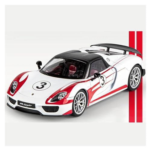Modellauto Im Maßstab 1:18 Für 918 Spyder Martini Legierung Sport Auto Modell Druckguss Metall Spielzeug Rennfahrzeuge Sound Und Licht Für Die Sammlung(Red) von YLQERZ