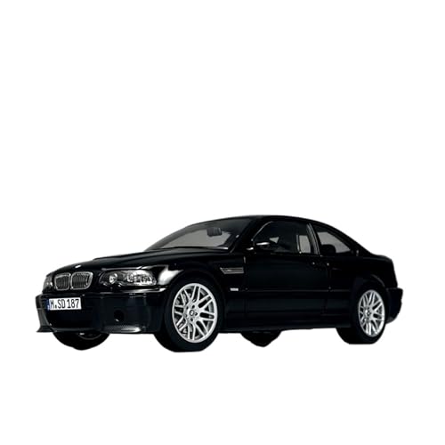 Modellauto Im Maßstab 1:18 Für BMW M3 E46 CLS 2003 Schwarz Legierung Vollständig Offene Klassische Auto Modell Ornamente Für Die Sammlung von YLQERZ