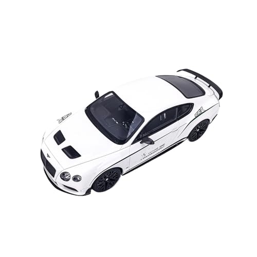 Modellauto Im Maßstab 1:18 Für Bentley Continental GT3 Harz GT121 Weiß Auto Enthusiasten Sammlung Modell Für Die Sammlung von YLQERZ