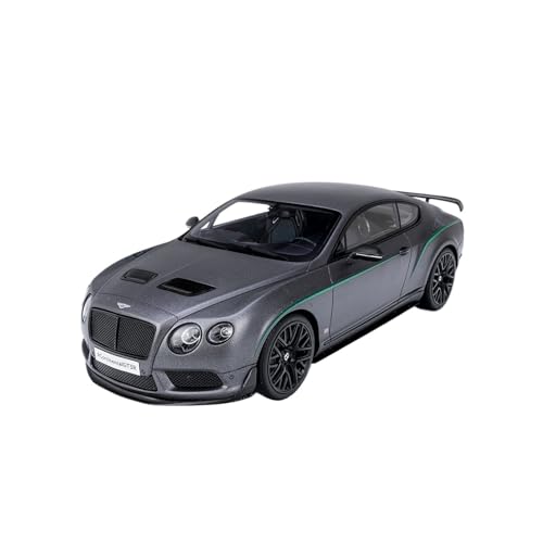 Modellauto Im Maßstab 1:18 Für Bentley Continental GT3-R Harz Auto Modell Erwachsene Auto Enthusiasten Sammlung Grau Für Die Sammlung von YLQERZ
