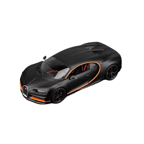 Modellauto Im Maßstab 1:18 Für Bugatti Chiron Simulation Automodell Legierung Automodell Erwachsene Statisches Casting Sammlung Display Schwarz Für Die Sammlung(Orange) von YLQERZ