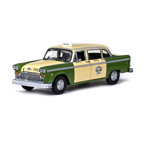 Modellauto Im Maßstab 1:18 Für Checker A11 New York Taxi 1981 Simulation Auto Diecast Modell Gelb Spielzeug Fahrzeuge Für Die Sammlung(Green) von YLQERZ