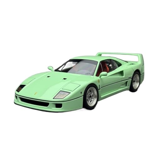 Modellauto Im Maßstab 1:18 Für Ferrari F40 Grün/Weiß Legierung Casting Volle Tür Sportwagen Modell Geeignet Für Erwachsene Sammlung Für Die Sammlung(Green) von YLQERZ