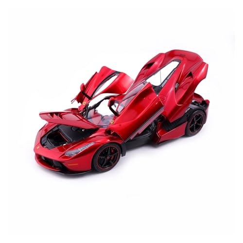Modellauto Im Maßstab 1:18 Für Ferrari LaFerrari Hamilton Metallic Rot Legierung Volle Offene Auto Modell Home Collection Für Die Sammlung(Red1) von YLQERZ