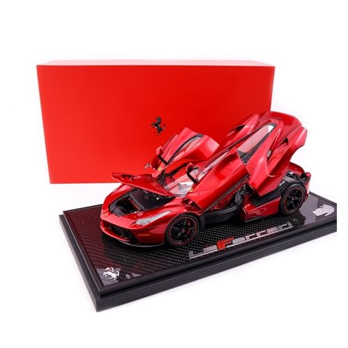 Modellauto Im Maßstab 1:18 Für Ferrari LaFerrari Hamilton Metallic Rot Legierung Volle Offene Auto Modell Home Collection Für Die Sammlung(Red2) von YLQERZ