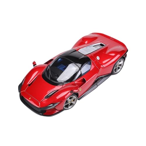 Modellauto Im Maßstab 1:18 Für Ferrari SP3 Daytona Voll Geöffnetes Automodell Legierung Sammlung Automodell Ornamente Rot Für Die Sammlung(Red Blue Interior) von YLQERZ