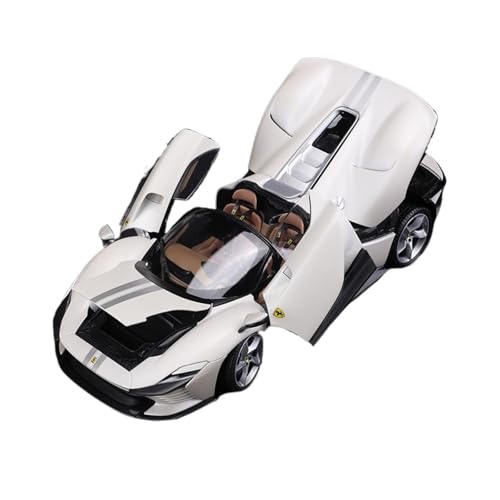 Modellauto Im Maßstab 1:18 Für Ferrari SP3 Daytona Voll Geöffnetes Automodell Legierung Sammlung Automodell Ornamente Rot Für Die Sammlung(White) von YLQERZ