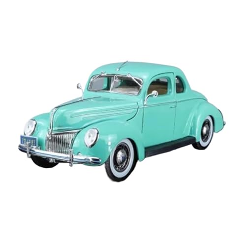 Modellauto Im Maßstab 1:18 Für Ford 1939 Coupe Kann Die Tür Öffnen Legierung Vintage Auto Modell Display Sammler Spielzeug Für Die Sammlung(Green) von YLQERZ