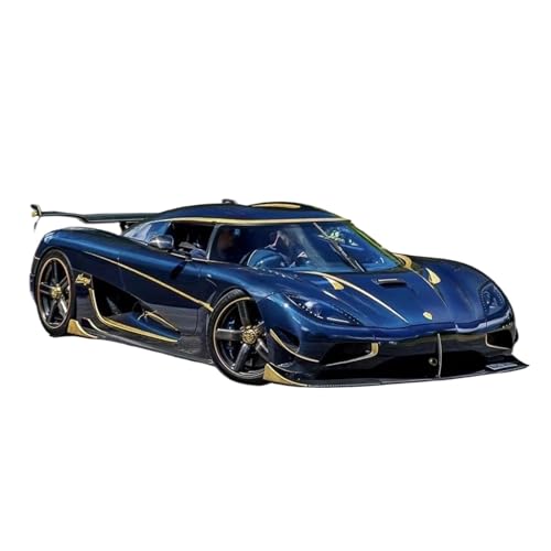 Modellauto Im Maßstab 1:18 Für Koenigsegg Agera RS Harz Auto Modell Desktop Dekoration Und Büro Dekoration Für Die Sammlung(Blue) von YLQERZ
