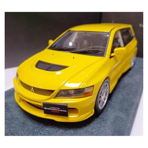 Modellauto Im Maßstab 1:18 Für Mitsubishi Lancer Evo9 Wagon Gelb Auto Modell Fahrzeug Harz Spielzeug Sammler Erwachsene Souvenir Für Die Sammlung von YLQERZ