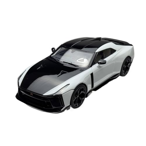 Modellauto Im Maßstab 1:18 Für Nissan GT-R50 VON ITALDESIGN Automodell-Kollektion Heimdekoration Ornamente Für Die Sammlung(White) von YLQERZ