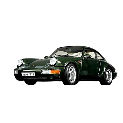 Modellauto Im Maßstab 1:18 Für Porsche 911 Carrera2/4 Klassische Grüne Ornamente Skala Druckguss Metall Modell Spielzeugauto Für Die Sammlung(Green) von YLQERZ