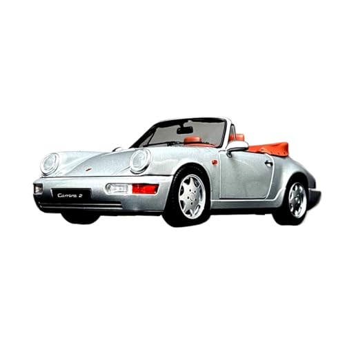Modellauto Im Maßstab 1:18 Für Porsche 911 Carrera2/4 Klassische Grüne Ornamente Skala Druckguss Metall Modell Spielzeugauto Für Die Sammlung(Silver) von YLQERZ