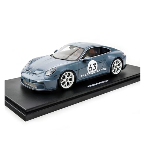 Modellauto Im Maßstab 1:18 Für Porsche 911 RWB ST Blau Statische Erwachsenensammlung Hobby Display Harz Automodell Für Die Sammlung von YLQERZ