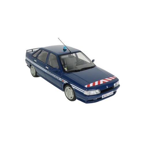 Modellauto Im Maßstab 1:18 Für Renault 21 Turbo BRI Blau Legierung Doppel Türen Können Geöffnet Werden Geeignet Für Erwachsene Liebhaber Für Die Sammlung von YLQERZ