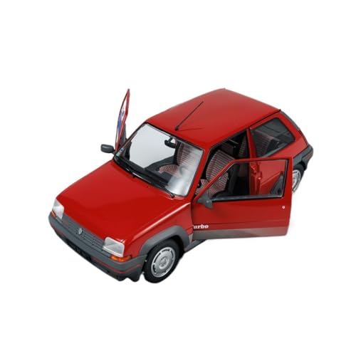 Modellauto Im Maßstab 1:18 Für Renault 5 GT Turbo MK1 MK2 Rot Legierung Öffnende Tür Ornamente Modell Auto Für Die Sammlung(Red) von YLQERZ