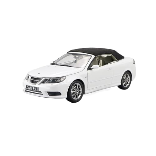 Modellauto Im Maßstab 1:18 Für Saab 9-3 Legierung Auto Modell Souvenir Sammeln Hobby Home Art Display Tisch Dekoration Für Die Sammlung(White) von YLQERZ