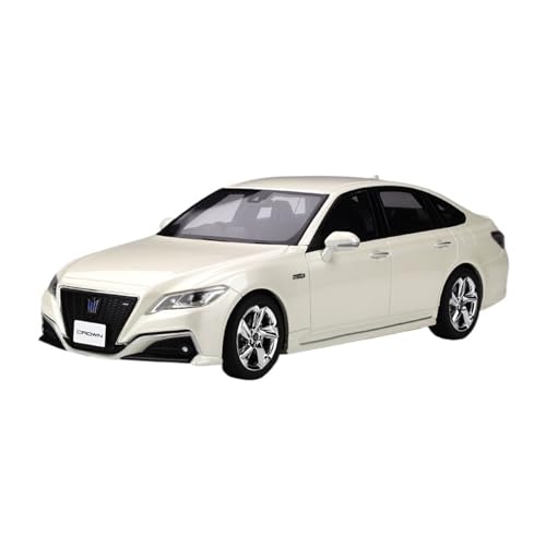 Modellauto Im Maßstab 1:18 Für Toyota Crown 3,5 RS Japanische Version Harz Auto Modell Dekoration Enthusiasten Sammlung Weiß Für Die Sammlung von YLQERZ