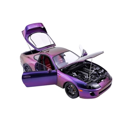 Modellauto Im Maßstab 1:18 Für Toyota Supra Bull Dämon König A80 Legierung Volle Offene Auto Modell Lila Kreative Ornamente Sammlung Für Die Sammlung Modellauto Im Maßstab 1:18 Für Toyota Supra Bull Dämon König A80 Legierung Volle Offene Auto Modell Lila Kreative Ornamente Sammlung Für Die Sammlung von YLQERZ