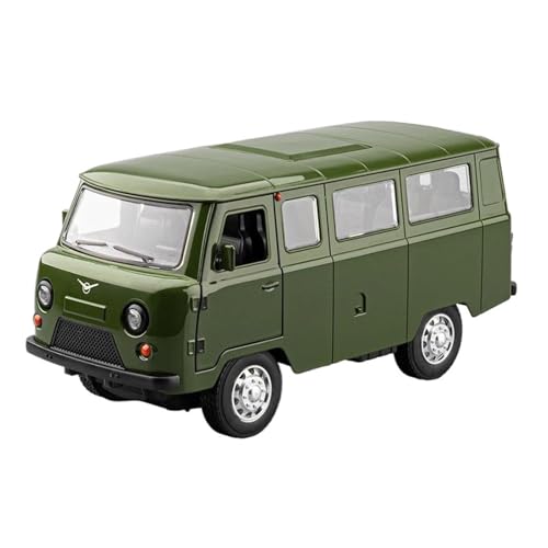 Modellauto Im Maßstab 1:18 Für UAZ Traveler 452 Van Legierung Modell Grün Druckguss Metall Casting Sound Und Licht Auto Spielzeug Für Die Sammlung(Green) von YLQERZ