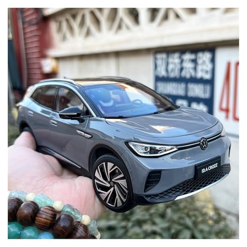 Modellauto Im Maßstab 1:18 Für Volkswagen ID.4 CROZZ SUV Legierung Simulation Auto Modell Sammlung DREI Farben Optional Für Die Sammlung(Gray) von YLQERZ