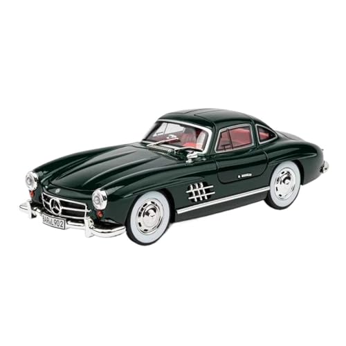 Modellauto Im Maßstab 1:24 Für BMW 300SL W140 Legierung Modell Spielzeug Druckguss Auto Mit Sound Licht Pull Back Türen Geöffnet Für Die Sammlung(A Green) von YLQERZ